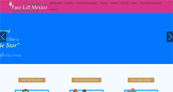 Desktop Screenshot of faceliftmexico.com
